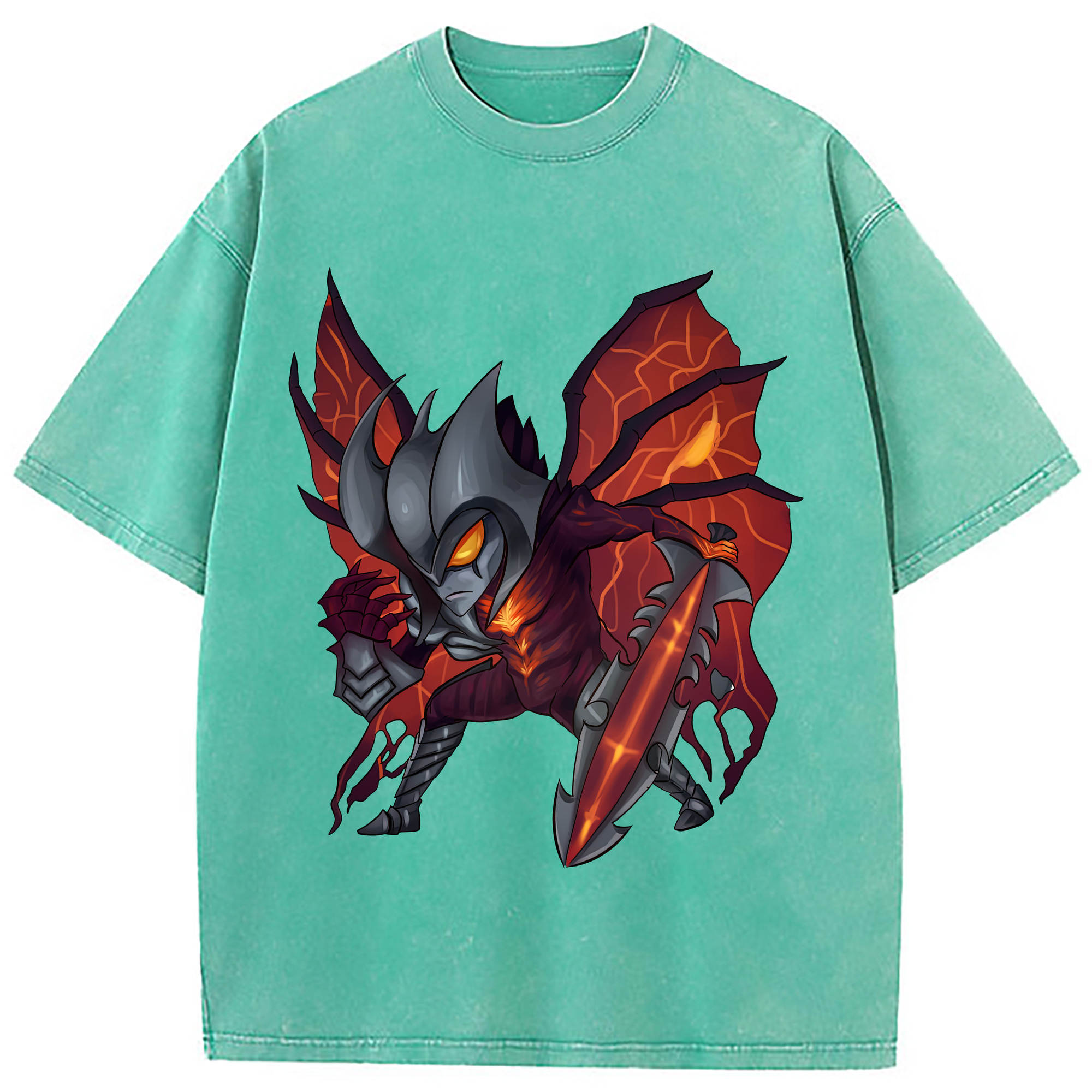 （画像用） リーグ・オブ・レジェンド League of Legends LOL 綿100% ヴィンテージ風 半袖Tシャツ（フロントプリント）